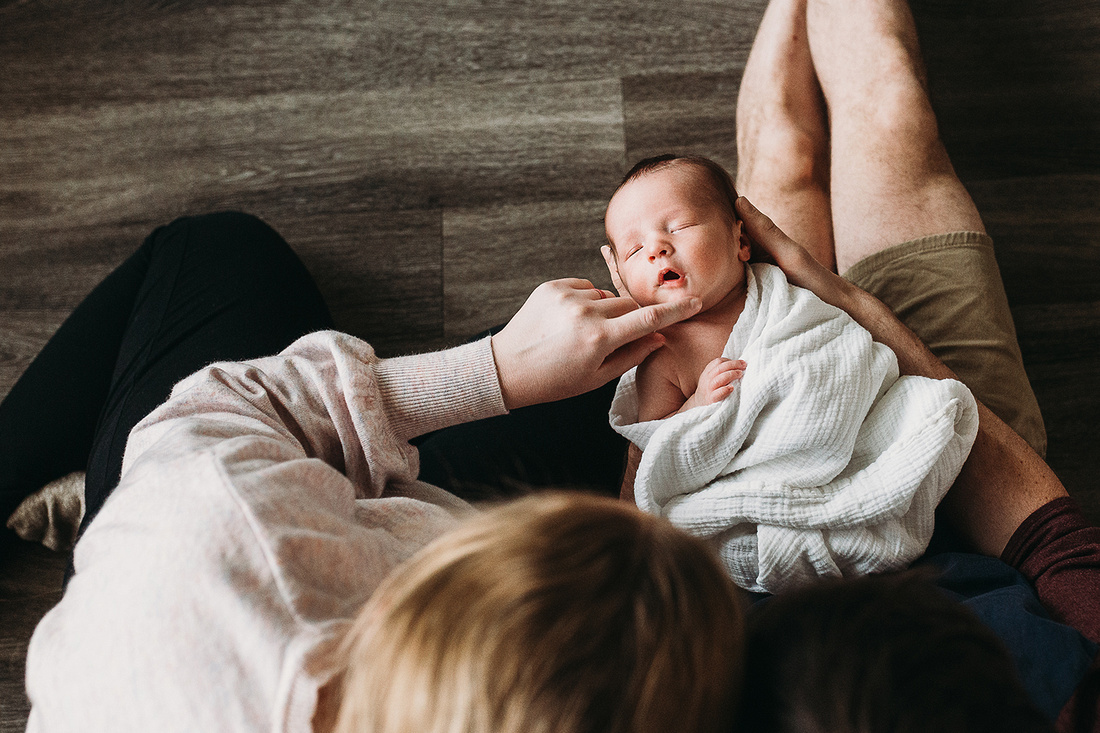 maternity and newborn photo shoot